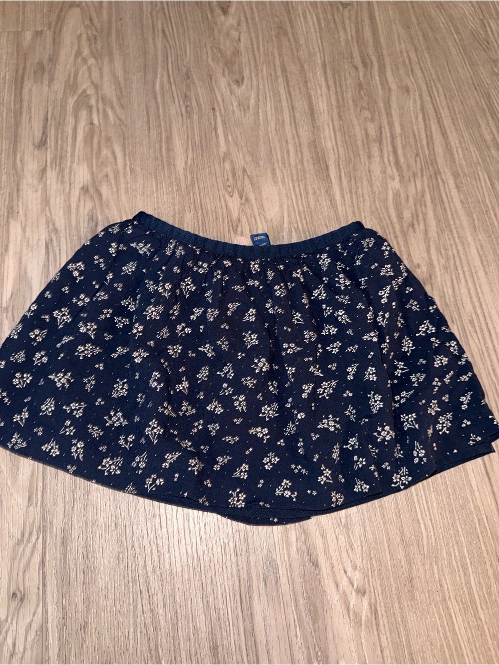Polo by Ralph Lauren Navy Floral Skater Skirt